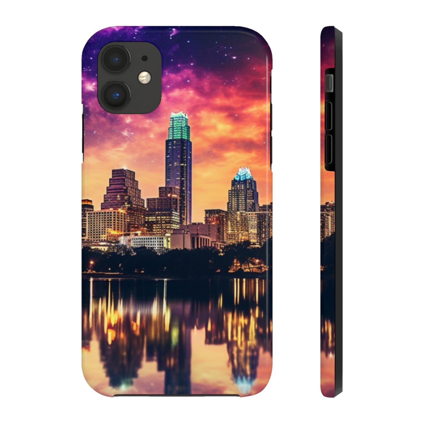 Best Downtown Austin Night Time Phone Cases