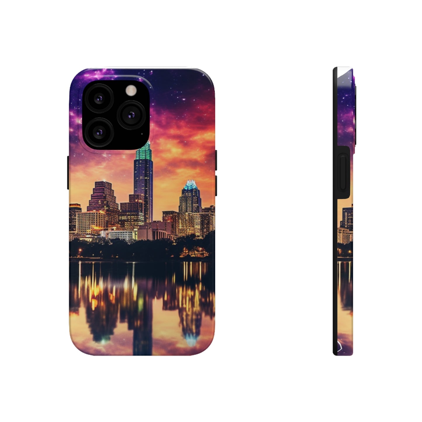 Best Downtown Austin Night Time Phone Cases