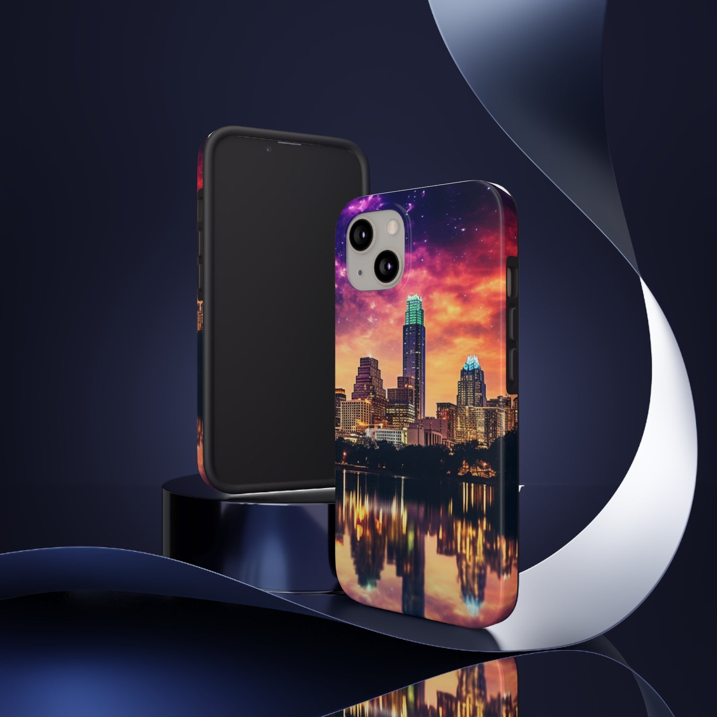 Best Downtown Austin Night Time Phone Cases