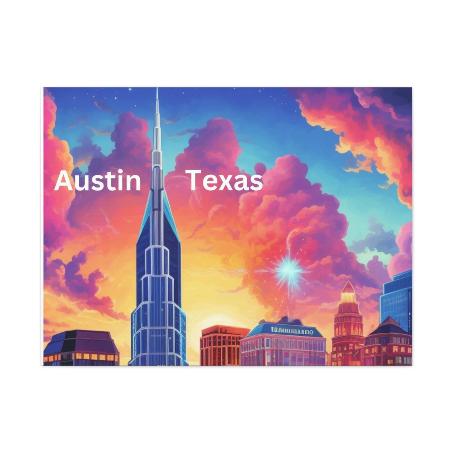 Austin Texas Amazing Canvas