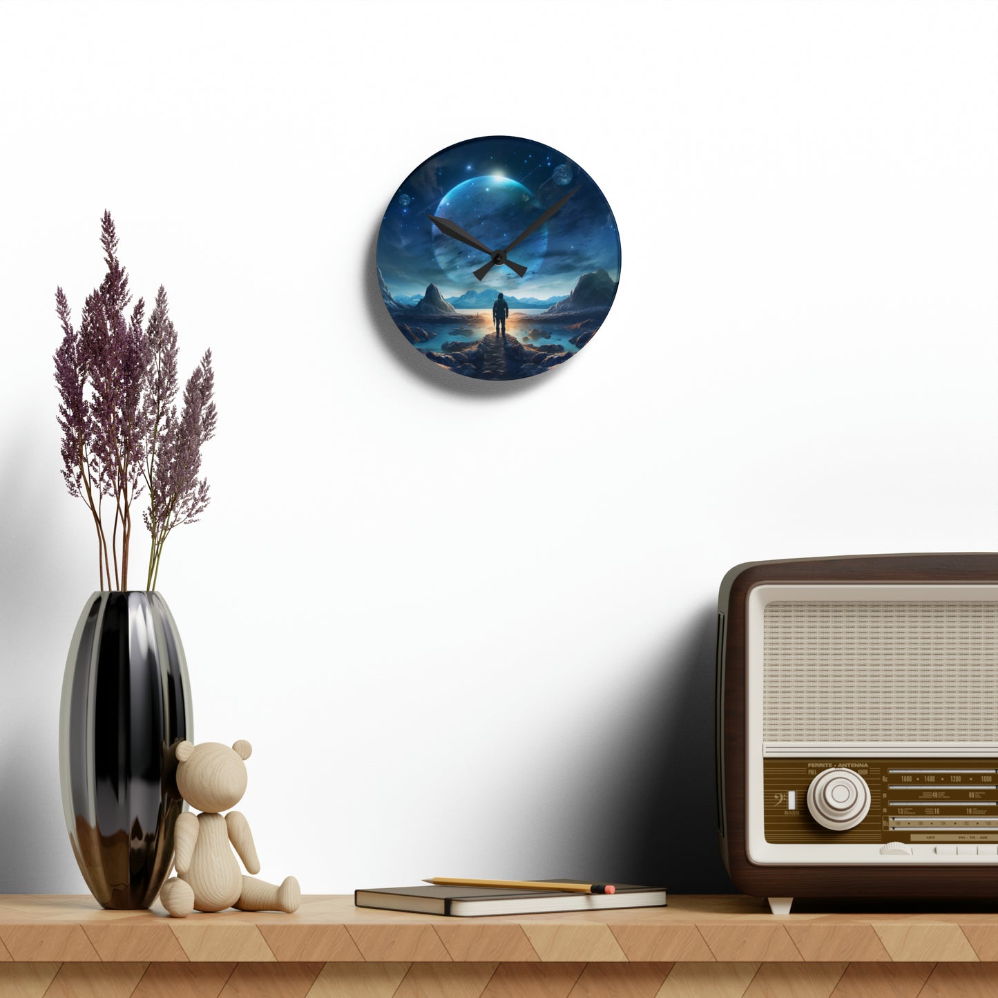 Space and Time Wall Clock