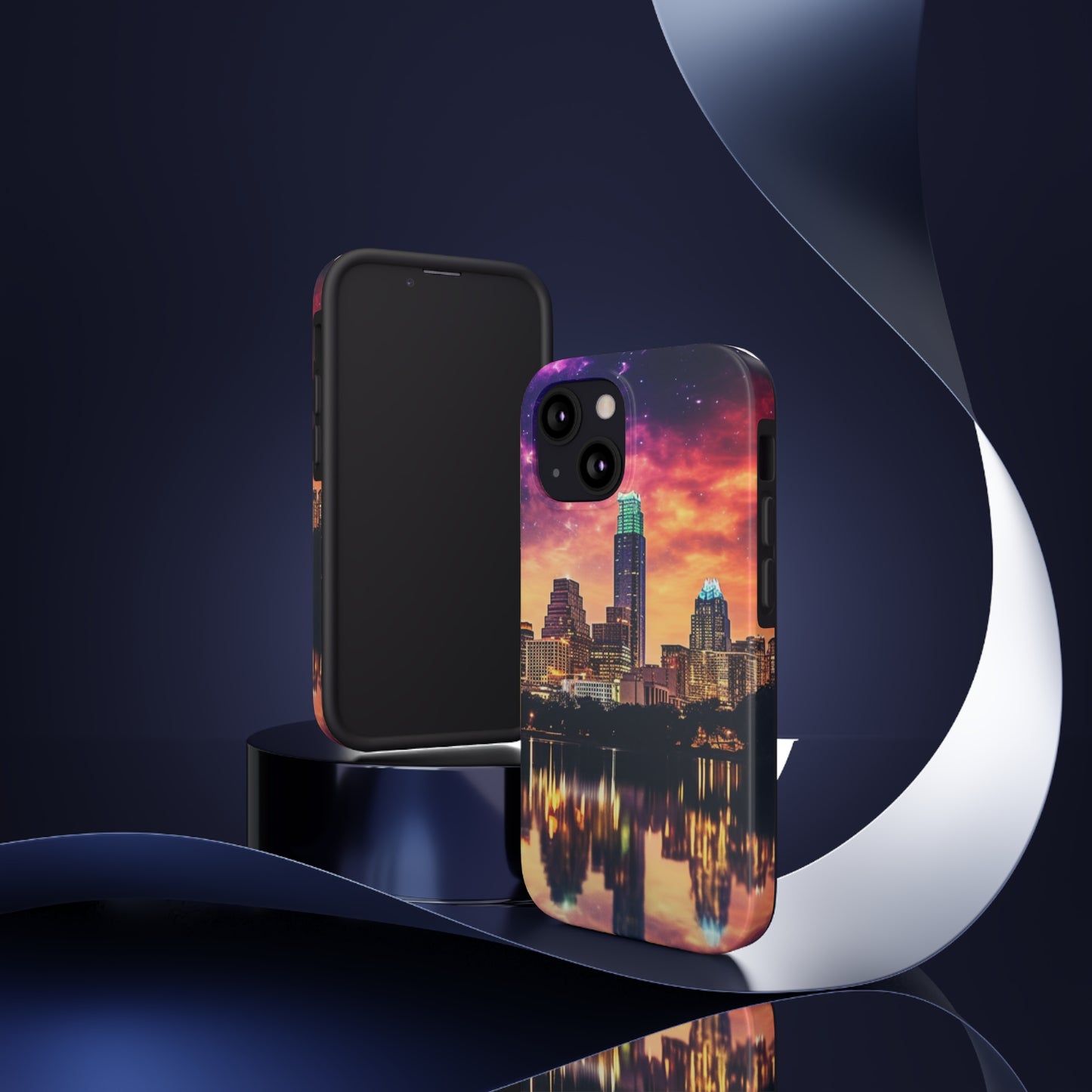 Best Downtown Austin Night Time Phone Cases