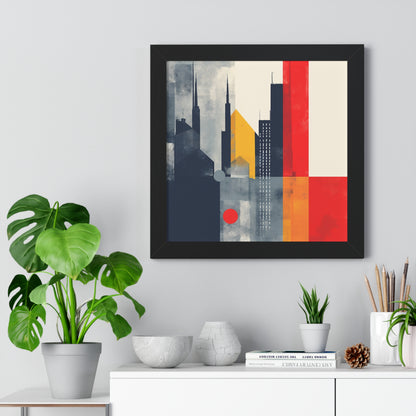 New York City Framed Vertical Poster