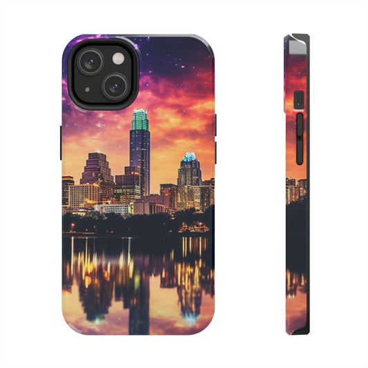 Best Downtown Austin Night Time Phone Cases